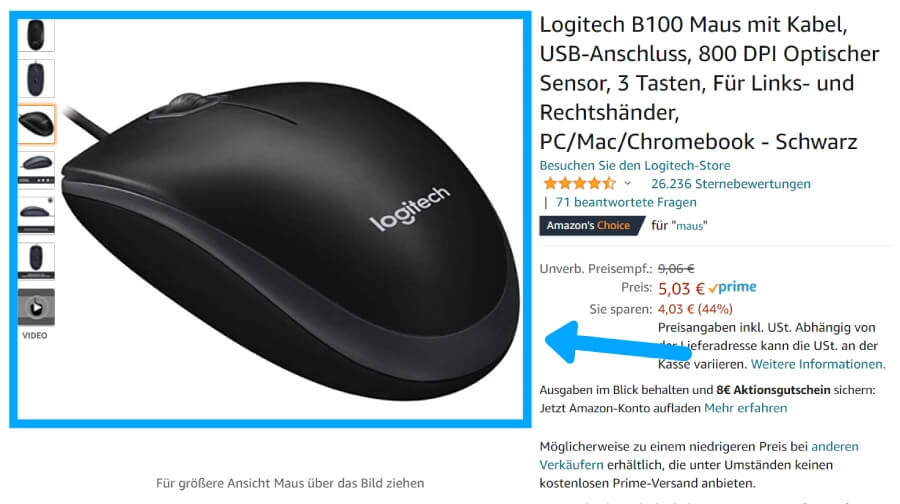 Die Produktbilder sind ein wichtiger Verkaufsfaktor.